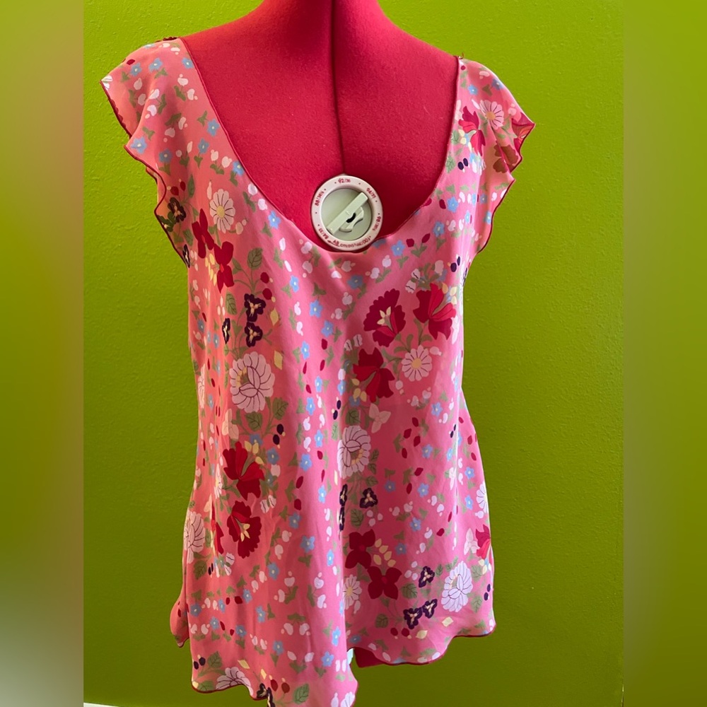 Josie Sheer Shrimp Pink PJs - XL